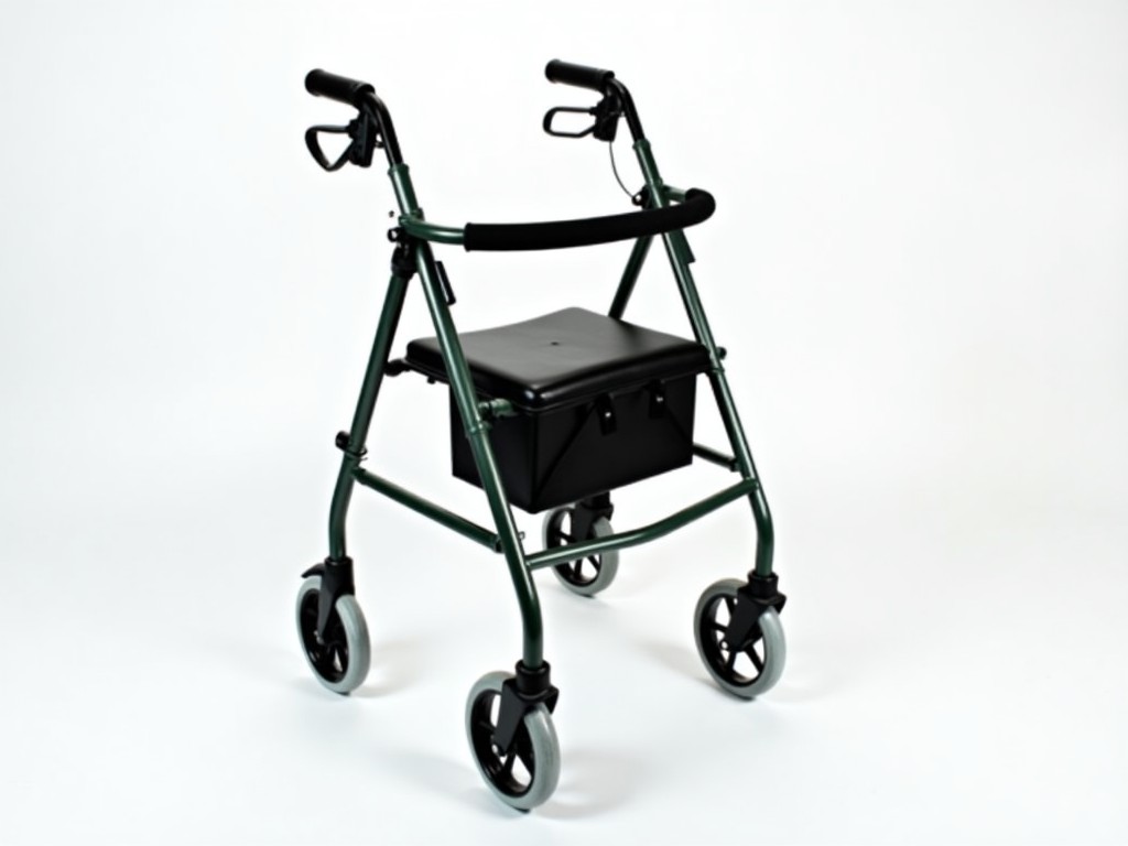 Adjustable Rollator with Wheels | Direct