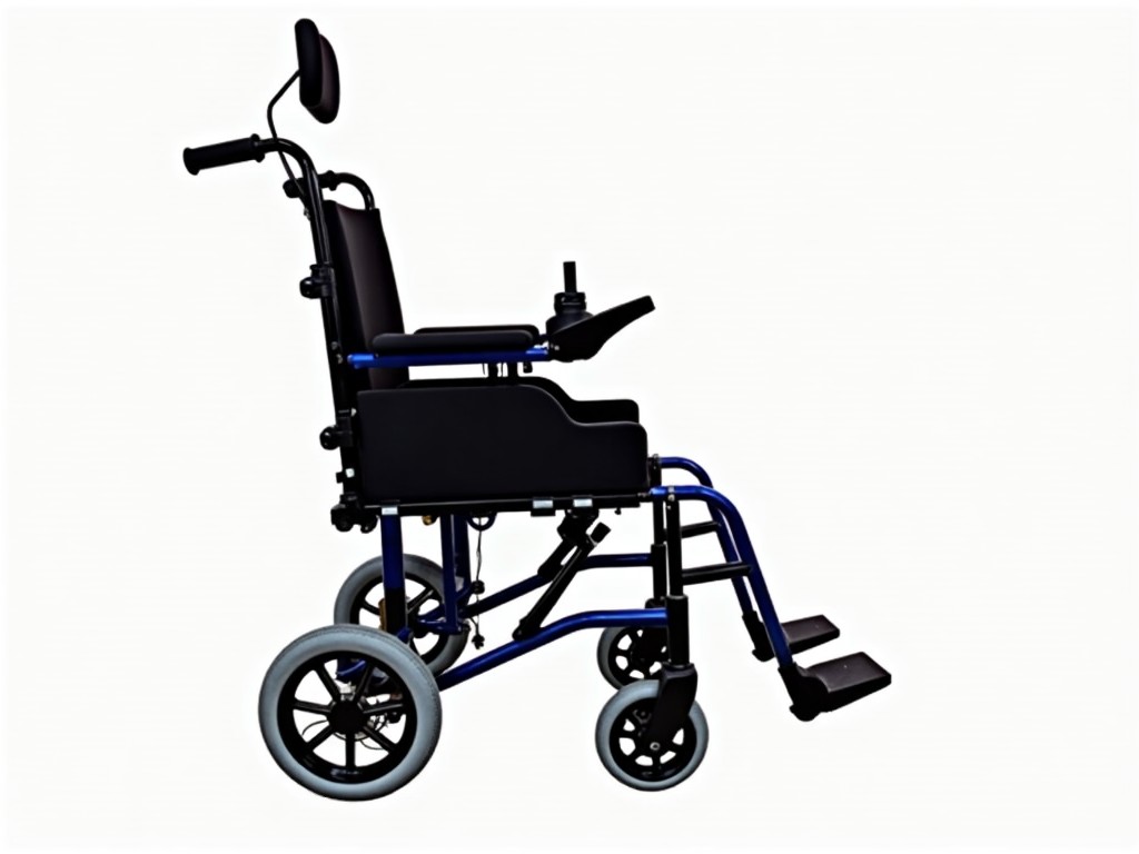 Mid-Wheel Drive Electric Wheelchair for Care