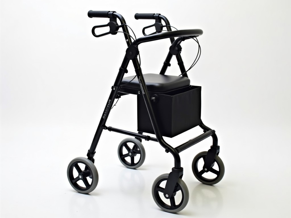 Rollator with Adjustable Seat Height | Direct