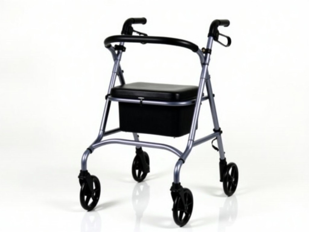 Wheeled Walker with Seat and Basket | Wholesale