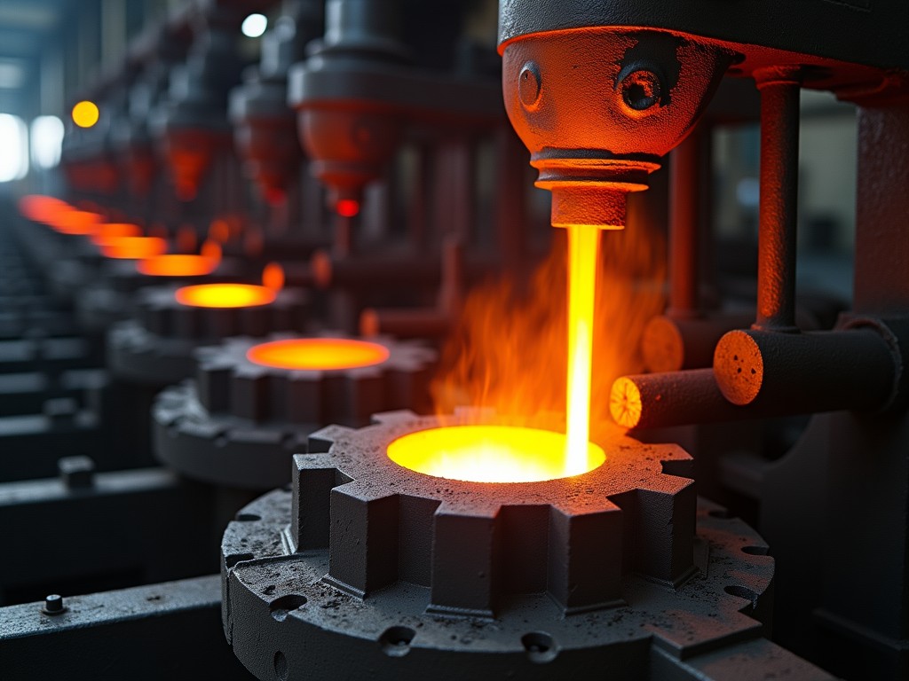 Continuous Ductile Cast Iron Casting Process | Factory