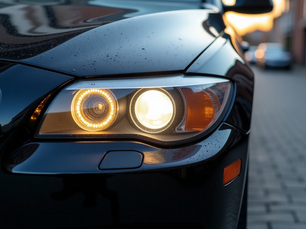 restoring and polishing dull car headlights