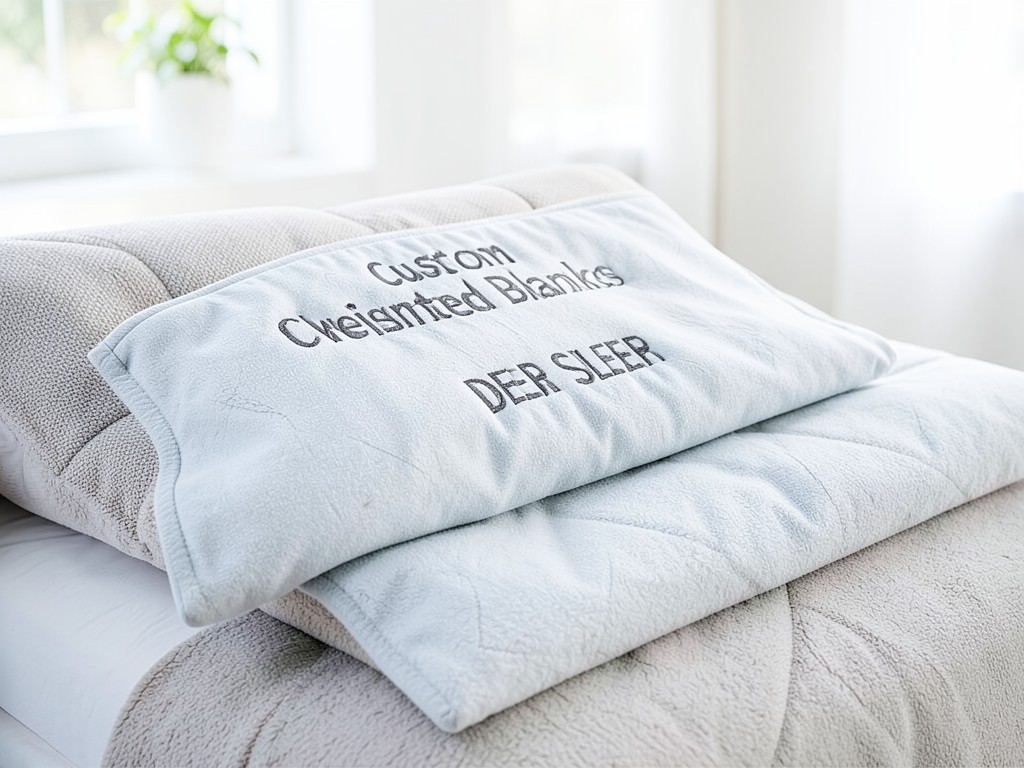 custom weighted blanket for deep sleep