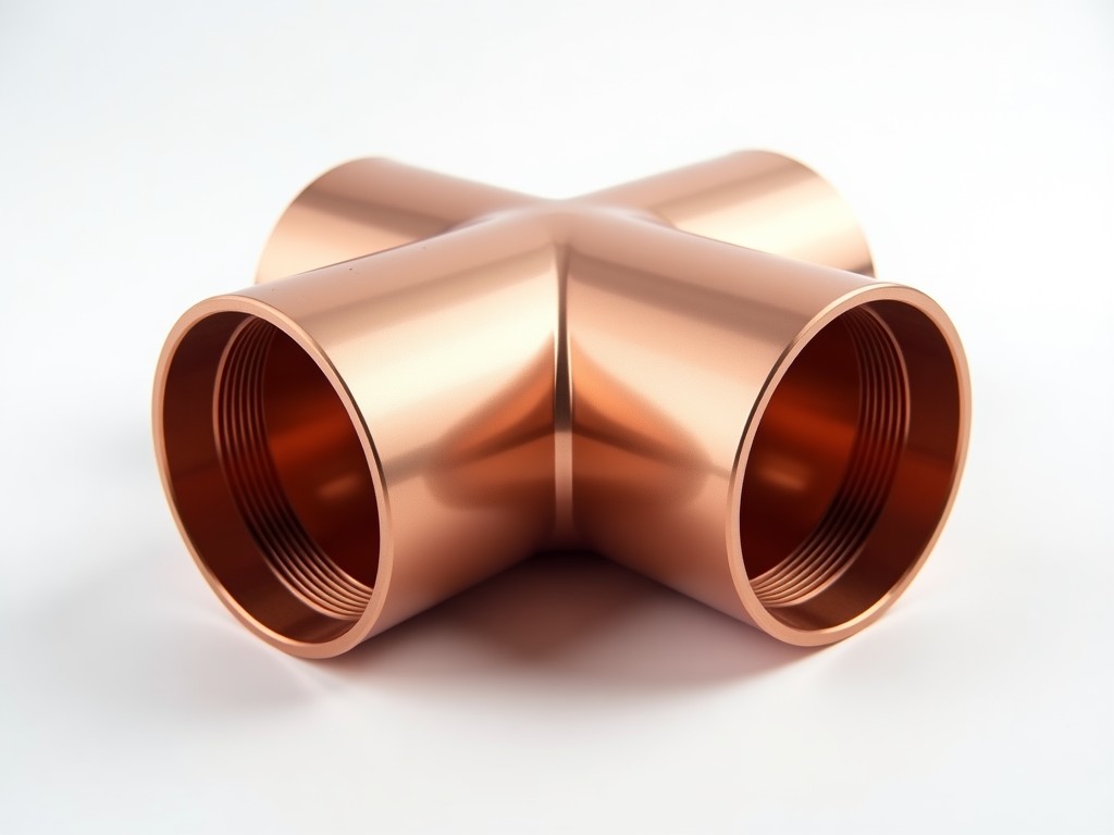 1 threaded tee and copper threaded tee for plumbing