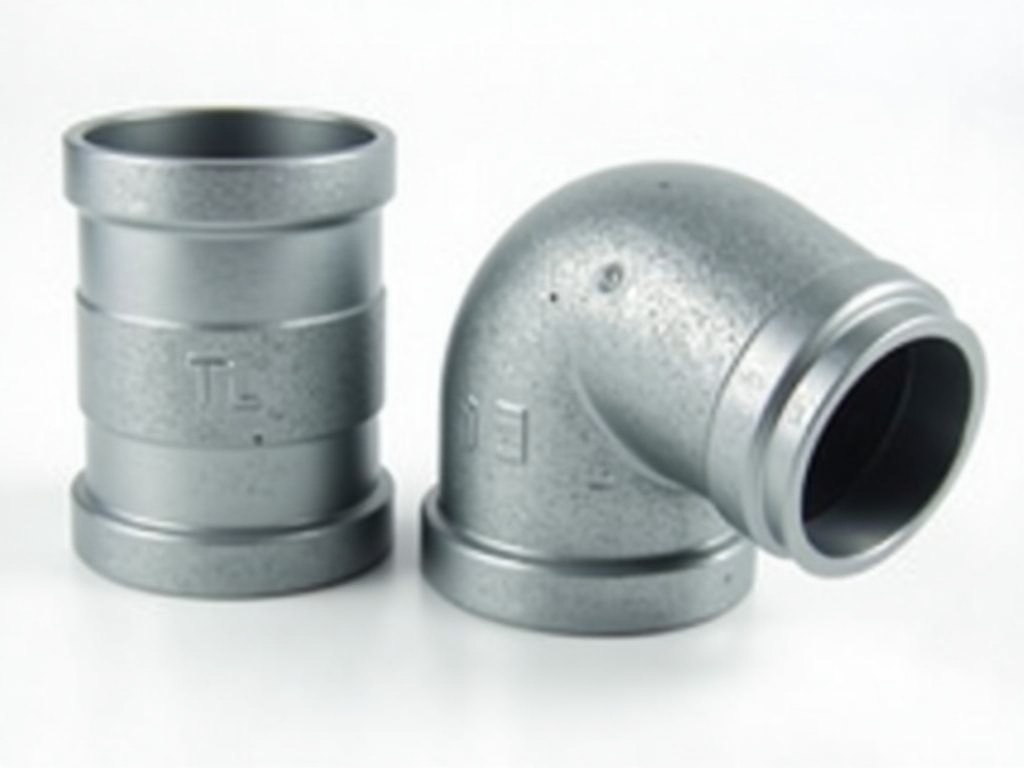 4 galvanized and 6 double wall 90 degree elbow for pipe