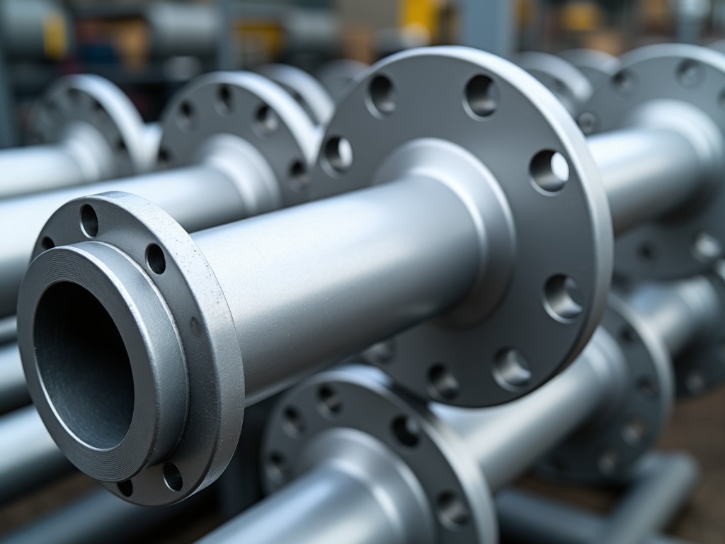 aluminum weld neck flanges for industrial piping systems