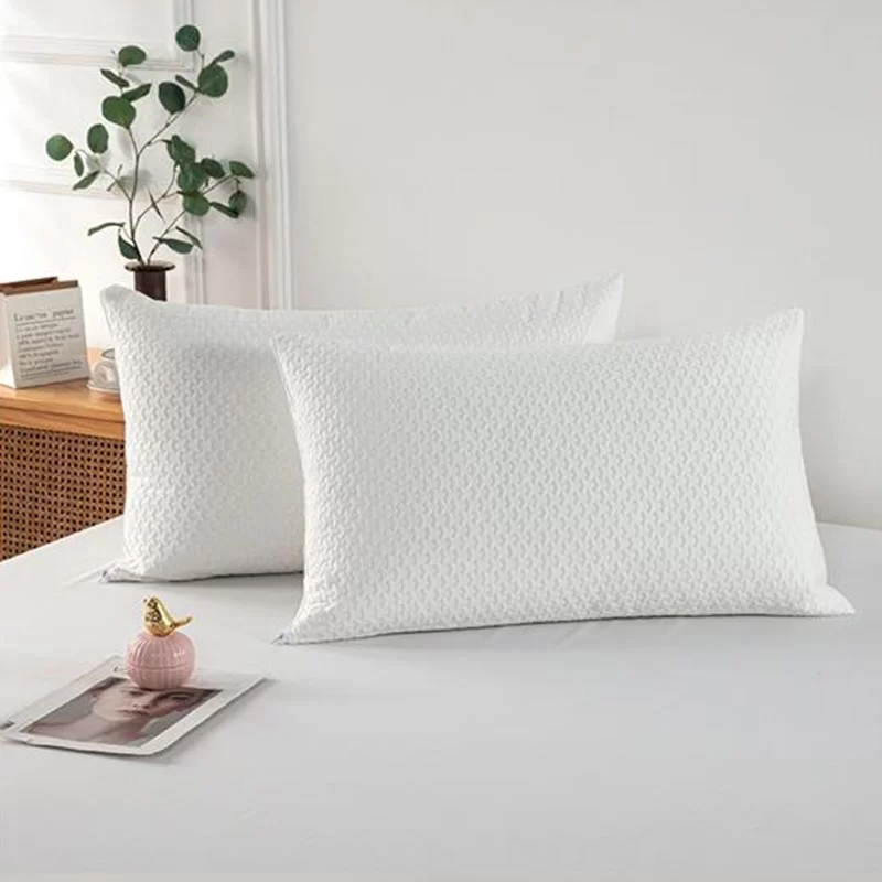 White Quilted Pillow Sham