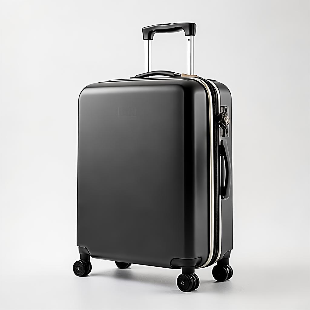 Large Checked Suitcase