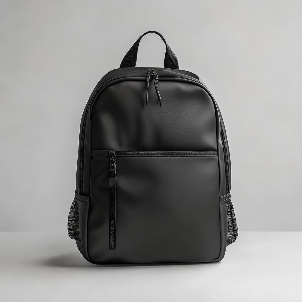 Leather Backpack With Trolley Sleeve