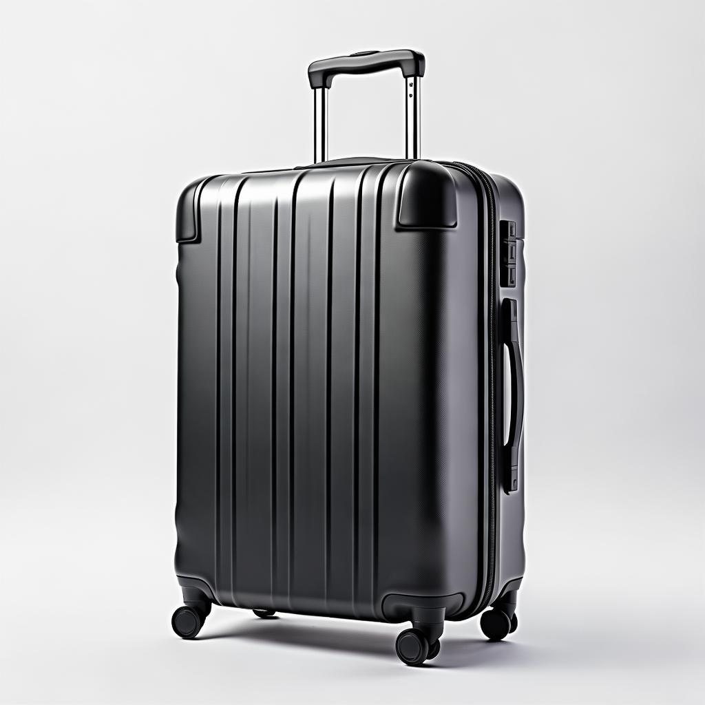 Titanium 3 Piece Luggage Set   Novaire Extra Large Spinner