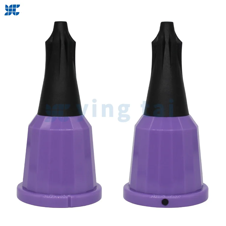 Factory Producing Hollow Conical Nozzles Narrow Angle Lsr Silicone Nozzle Mini Fan Shaped Plastic Nozzle